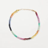 Colorful Tourmaline Stone Bracelet Women Charm Summer Beach Jewelry