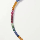 Colorful Tourmaline Stone Bracelet Women Charm Summer Beach Jewelry