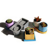 Big Oval Resin Plant Mold DIY Concrete Flower Pot Mould