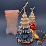 Coniferous Christmas Tree Mold Handicrafts Candle Resin Casting Mold