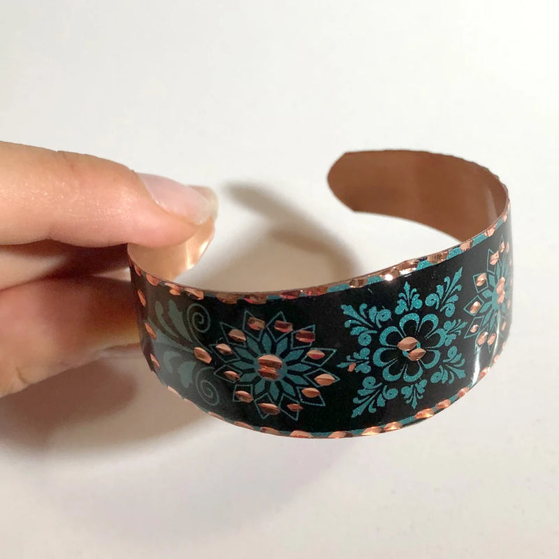 Bohemia Copper Bangle Bracelet Gift Style