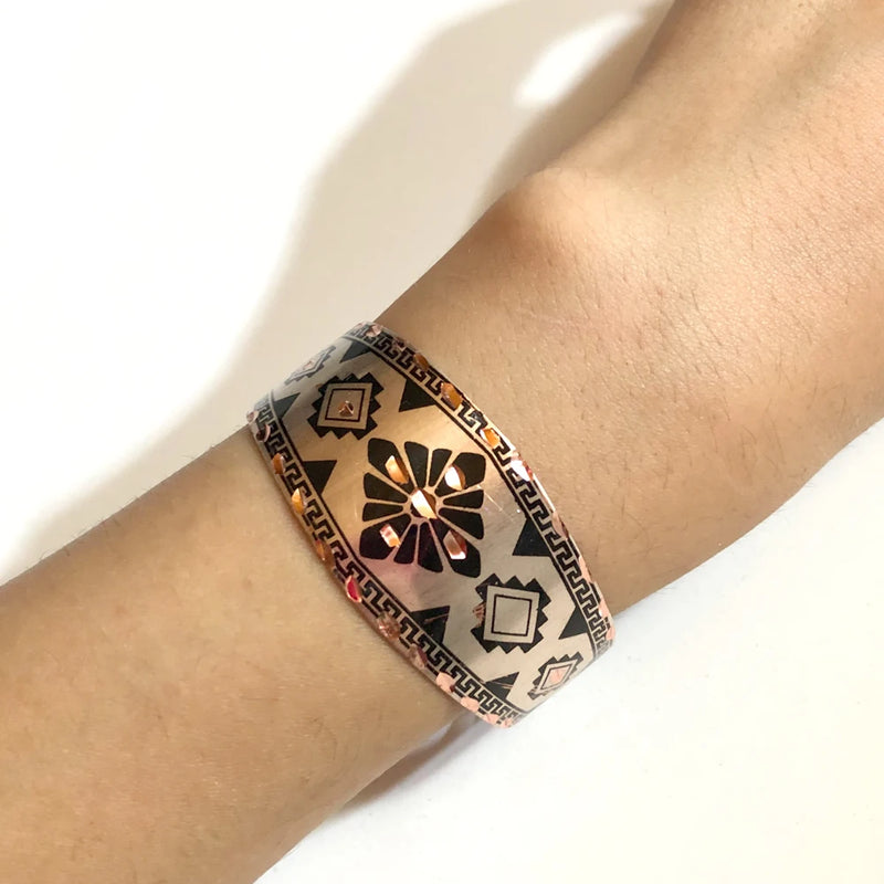 Handmade Copper Bangle Bracelet