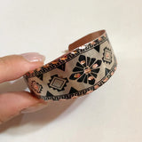 Handmade Copper Bangle Bracelet