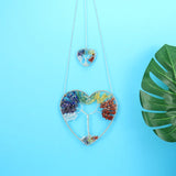 Copper Wire Wrap Crystal Tree of Life Ornament