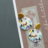Floral Polymer Clay Earrings - Party Set3