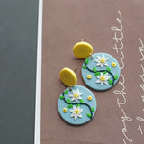 Floral Polymer Clay Earrings - Party Set3