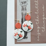 Floral Polymer Clay Earrings - Party Set3