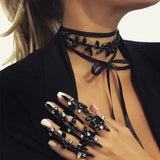 Crystal Adjustable Statement Open Rings 3PCS Set Bridal Wedding Jewelry