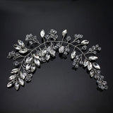 Crystal Beads Bridal Hair Flower Rhinestone Headband Prom Headdress