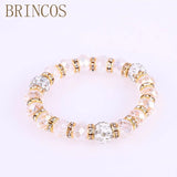 Crystal Bracelet with Punk Beads - Bohemian Style