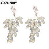 Crystal Clip On Earrings Girls Bridal Drop Earring Party Jewelry