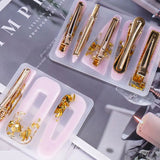 Epoxy Resin Hair Pin Casting Mold DIY Art Crafts Silicone Mould