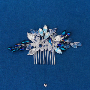 Crystal Flower Hair Combs Clips for Women Bridal Wedding Accessories