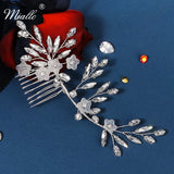 Crystal Flower Hair Combs Clips Wedding Hair Accessories
