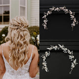 Crystal Flower Headband Tiara Wedding Hairband Bride Jewelry Band