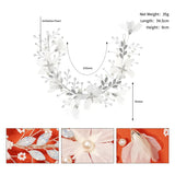 Crystal Flower Headband Pearl Bridal Wedding Hair Accessories