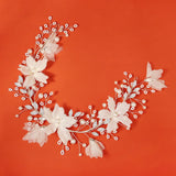 Crystal Flower Headband Pearl Bridal Wedding Hair Accessories