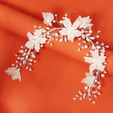 Crystal Flower Headband Pearl Bridal Wedding Hair Accessories