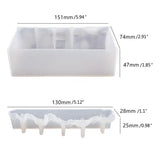 Crystal Ornaments UV Epoxy Mold Sea Wave Silicone Mold