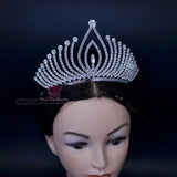 Rhinestone Bridal Wedding Tiaras Hair Accessories Silver Headpieces