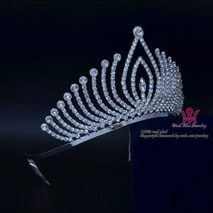 Rhinestone Bridal Wedding Tiaras Hair Accessories Silver Headpieces