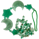 Crystal Stones Hanging Ornaments Star & Moon Charms Car Ornament