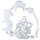Crystal Stones Hanging Ornaments Star & Moon Charms Car Ornament