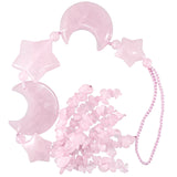 Crystal Stones Hanging Ornaments Star & Moon Charms Car Ornament