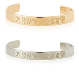Custom Engraved Love Cuff Bangle Stainless Steel Bracelet