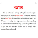 Zircon Pendant Necklaces Customize Crystal Neckalce