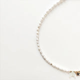 Shell Letter Pendant Necklace Natural Pearl Jewelry Ladies Neck Charm Choker