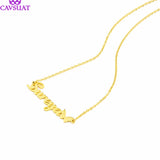 Butterfly Nameplate Necklaces Rose Chain Personalized Name Necklace Women Men