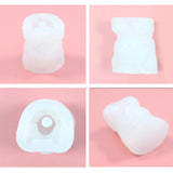 Bear Fish Tails Silicone Straw Mold for 8mm Straws Resin Casting Molds