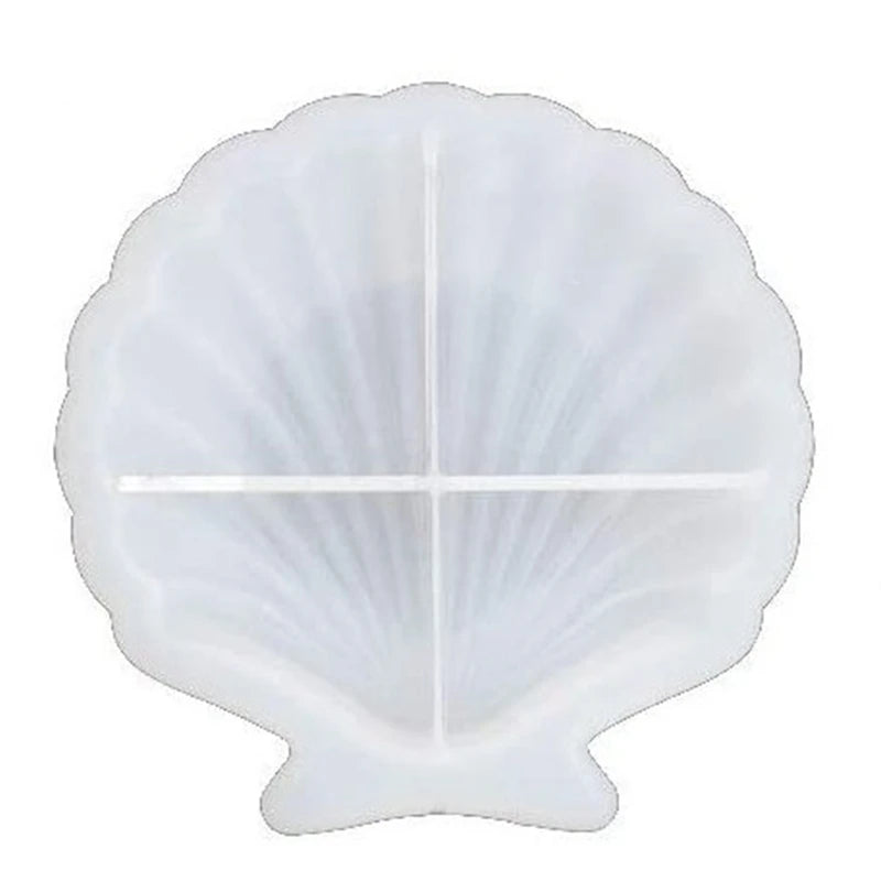 Resin Mold Shell Plate Silicone Casting Dish Mould Jewelry Making Tools