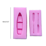 Boat Oars Pendant Silicone Resin Casting Mold 3D Sail Boat Epoxy Resin Mold