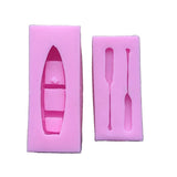 Boat Oars Pendant Silicone Resin Casting Mold 3D Sail Boat Epoxy Resin Mold