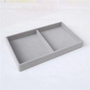 Velvet Jewelry Box Drawer Storage Case Organizer Women Earring Necklace