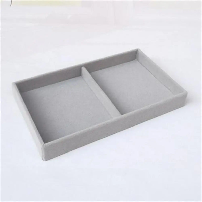 Velvet Jewelry Box Drawer Storage Case Organizer Women Earring Necklace