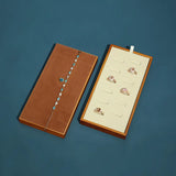 Velvet Jewelry Display Stand Earring Storage Box Pendant Organizer