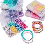 Soft Clay Beads Charm Box Kit Jewelry Making Set