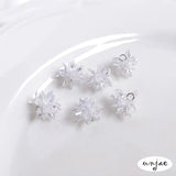 DIY Woven Horse Eyeball Zircon Crystal Earrings Nail