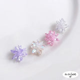 DIY Woven Horse Eyeball Zircon Crystal Earrings Nail
