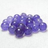 DIY Violet Stone 6-10mm Ball Bracelet Accessories
