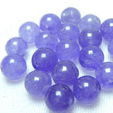 DIY Violet Stone 6-10mm Ball Bracelet Accessories