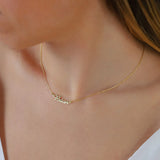 Custom Name Necklace Stainless Steel Rose Gold Plated