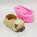 Dog Flower Pot Epoxy Resin Mold for Succulents DIY Craft