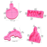 Dolphin Butterfly Ribbon Bow Keychain Mold