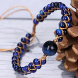 Natural Stone Bracelet Women Charm Beads Bangle Tiger's Eye Bracelet