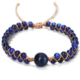 Natural Stone Bracelet Women Charm Beads Bangle Tiger's Eye Bracelet