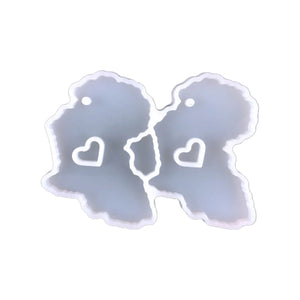 Earrings UV Crystal Epoxy Mold Danglers Silicone Mould